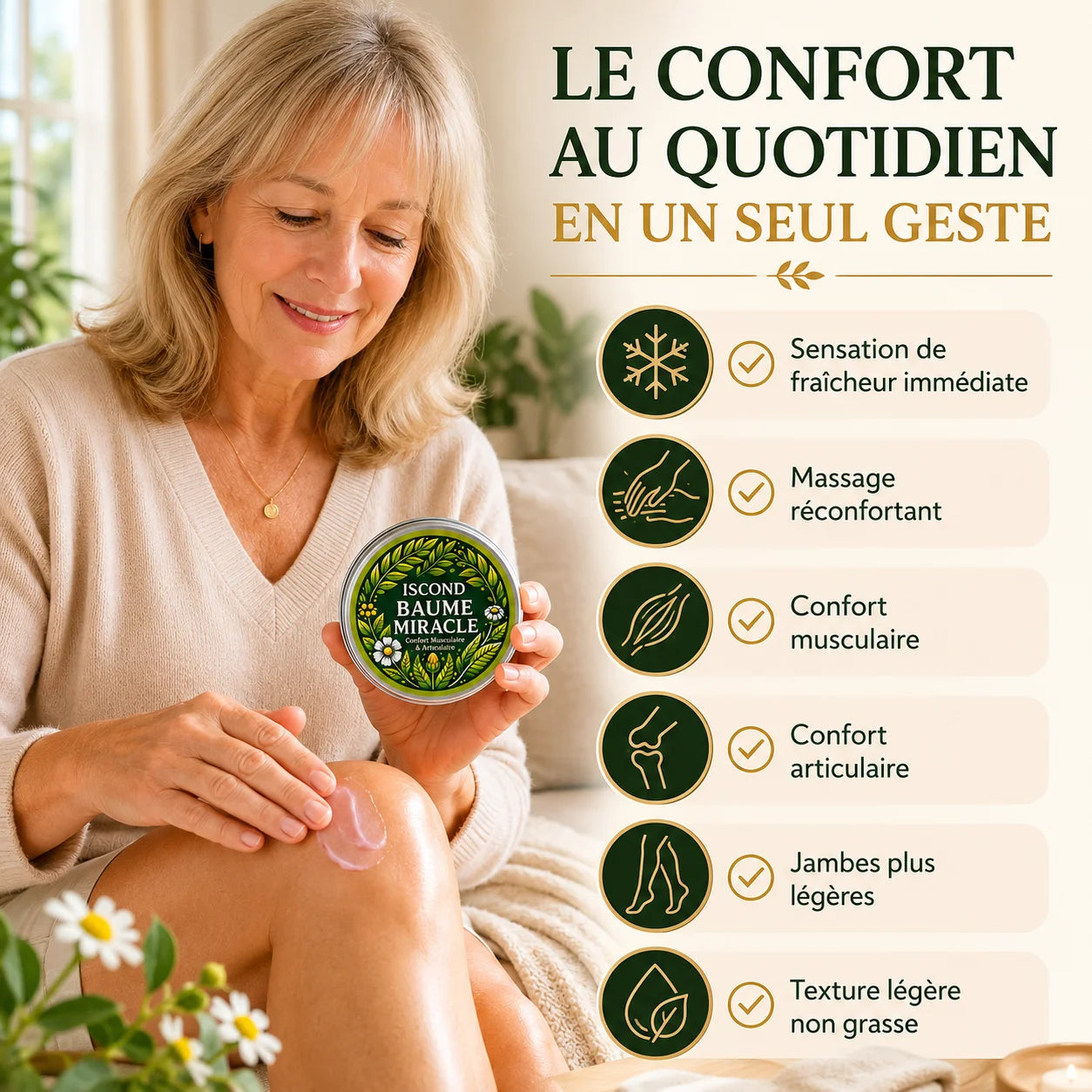 Jambes Lourdes · Muscles Tendus ? Ce Baume Est Fait Pour Vous.