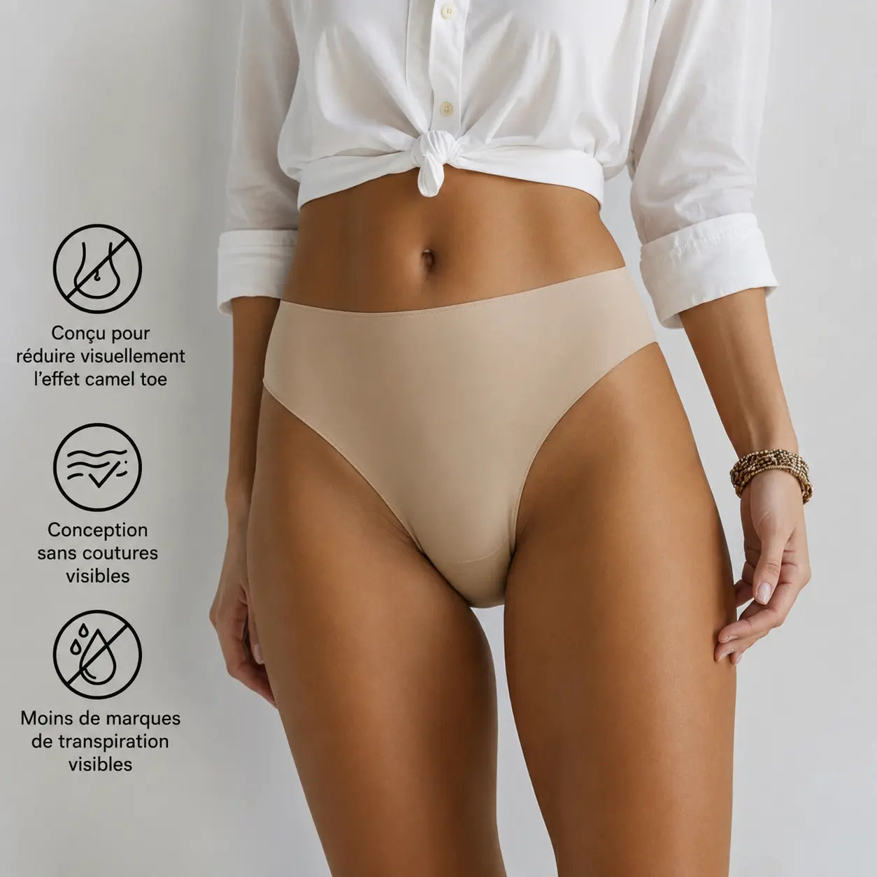 ISCOND™ Invisible Fit — String Taille Haute Invisible